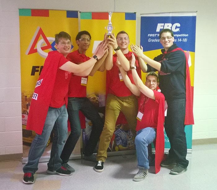 Robotics Team Qualifies for NJ and PA State Tournaments
