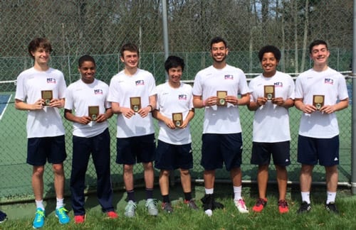 Boys’ Tennis Faces Pingry for Sectional Title; Five Players to Compete for FSL Titles Tomorrow