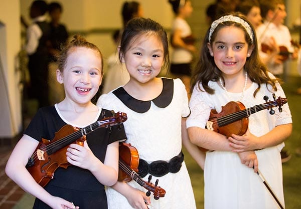 Second Grade Classes Perform in Annual Violin Recital