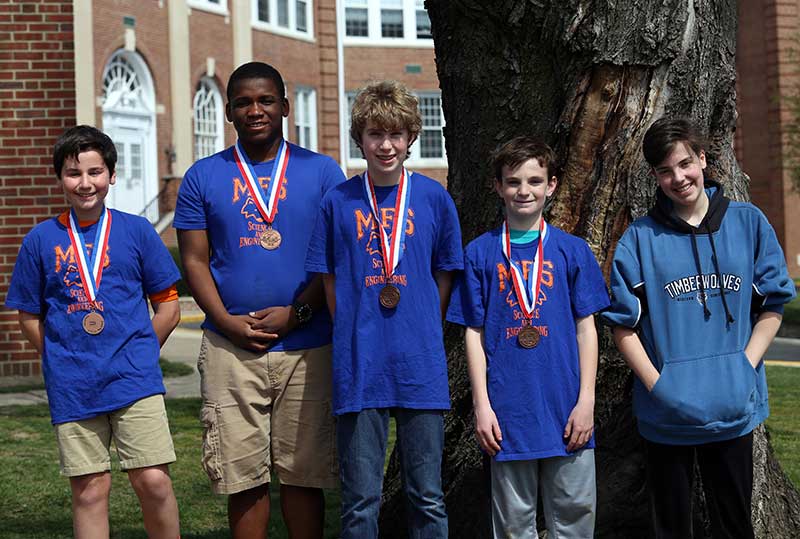 Middle School Students Earn Medals at NJ Science Olympiad State Tournament