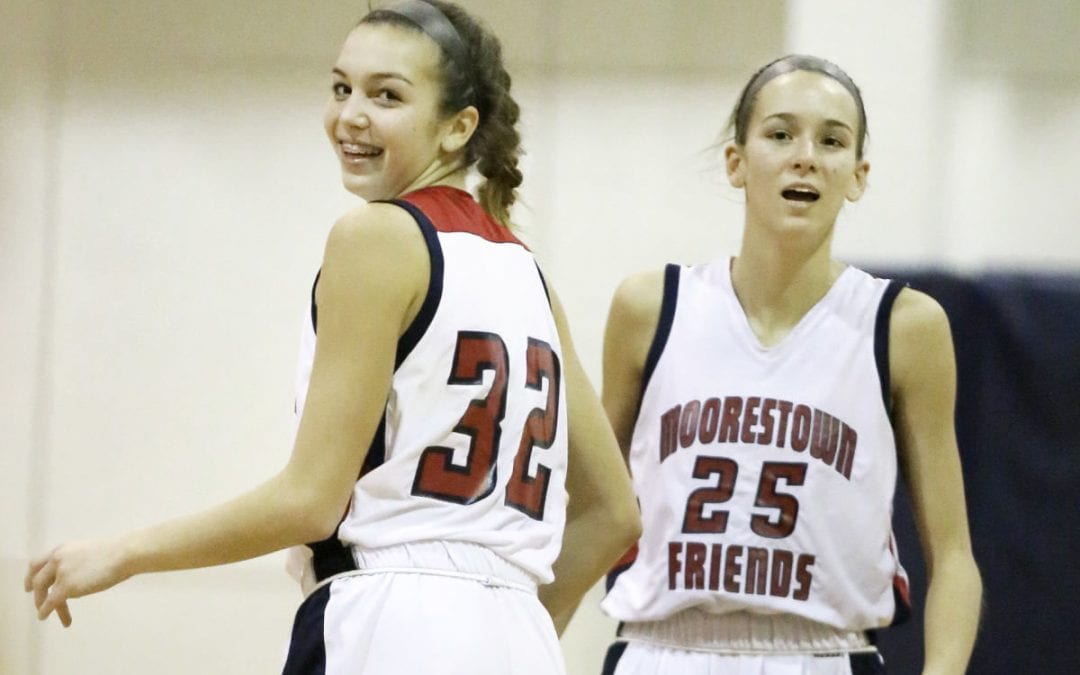 MFS in the News: Runyan sisters sparkle for Moorestown Friends basketball