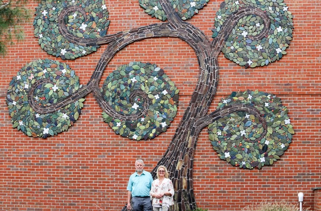 Lower School “Tree of Life” Mural Unites Artistry and Quaker Values