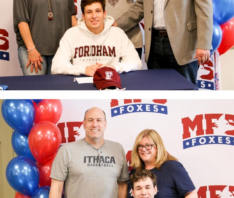 Evan Fenska ’19 and Jack Stern ’19 Commit To Continue Their Athletic Careers in College