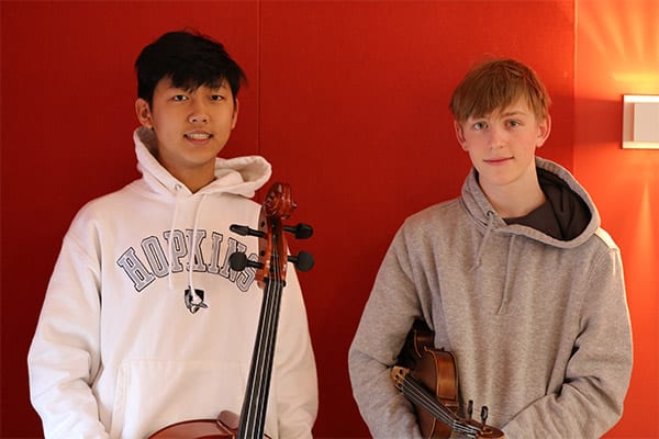 Alex Kwak ’23 and Emmet Kimberly ’22 Accepted Into All-South Jersey Orchestra