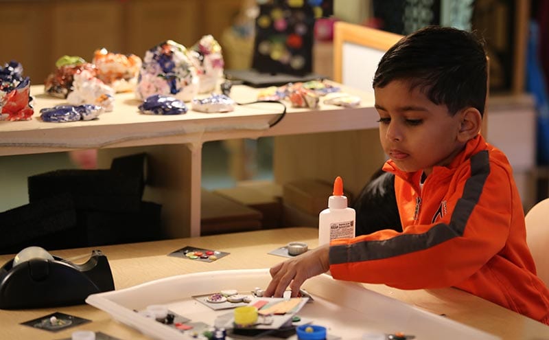 Preschool Environment with Non-traditional Materials