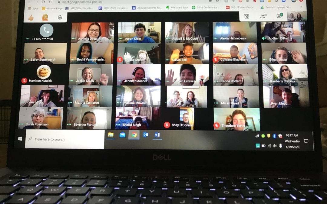 MFS Community Embraces Virtual Meeting for Worship and Wellness Practices
