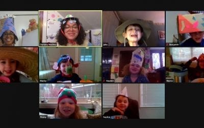 Prekindergarten Students Show Off Their Creative Hats