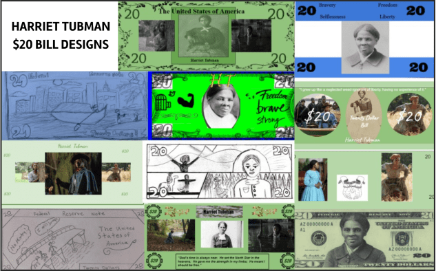 Ninth Graders Study Harriet Tubman and Design Versions of $20 Bill