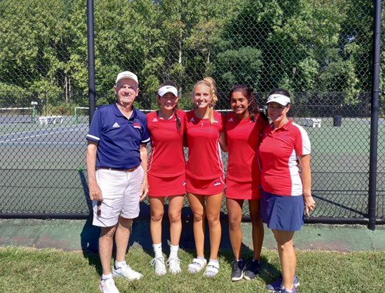 Girls’ Tennis Captures Burlington County Open
