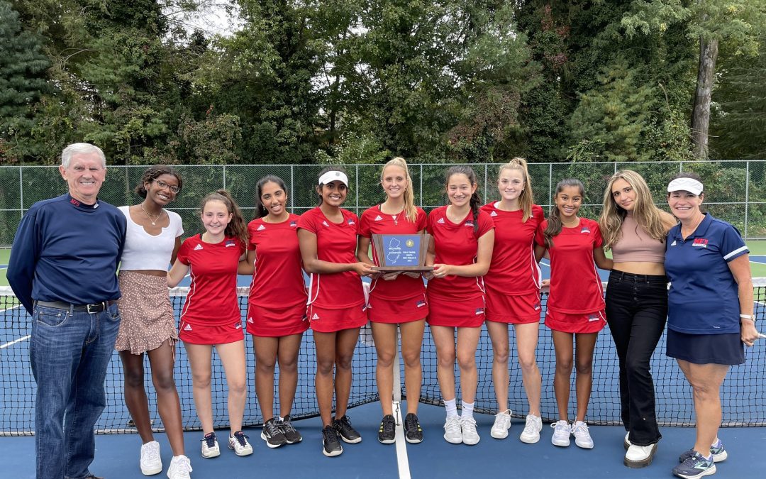 Girls’ Tennis Wins Tenth NJSIAA Sectional Crown in Program History