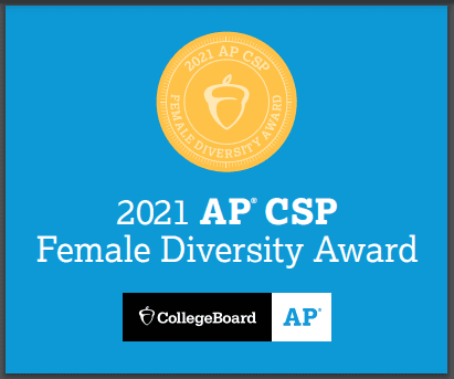MFS Earns College Board AP Computer Science Female Diversity Award