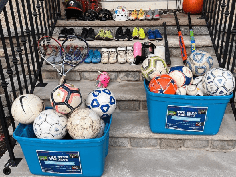 Avani Verma ’24 and the Seva Project Host Drive To Collect Gently Used Sports Equipment