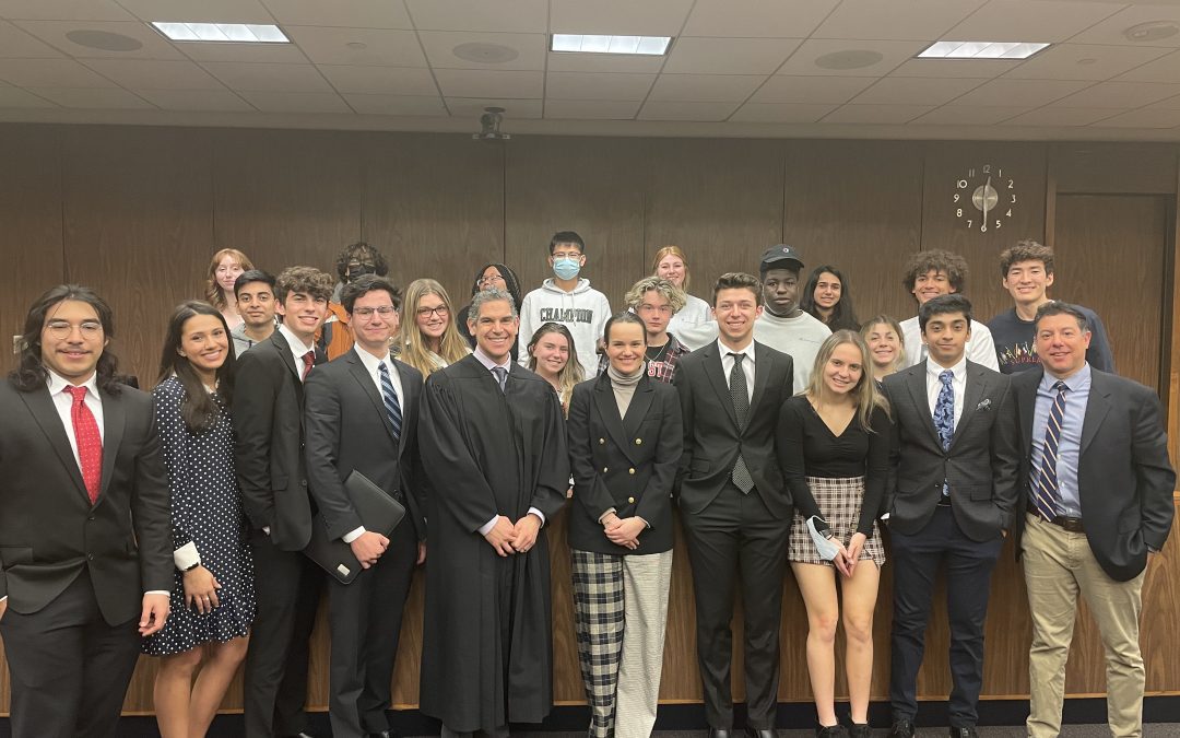 Comparative Government Class Visits with Federal Judge