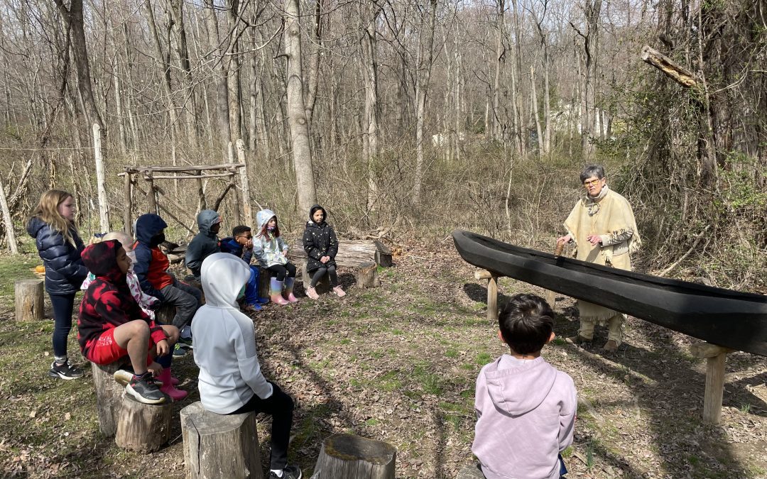 Third Grade Visits Lenape Village at Churchville Nature Center