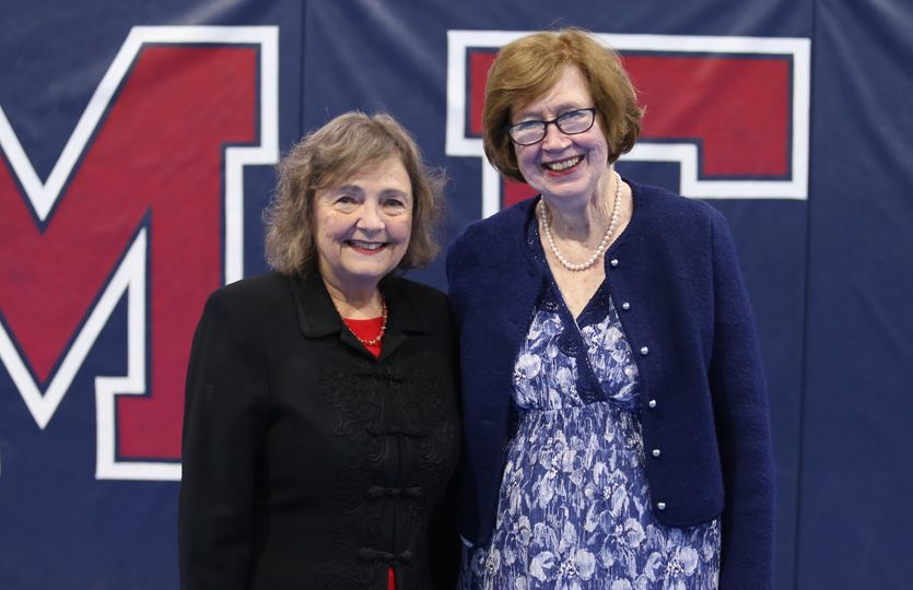 Lynne Brick and Marge Dawson Receive Alumni Association Service Award