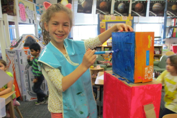 First Graders Design Robots and Explore Space