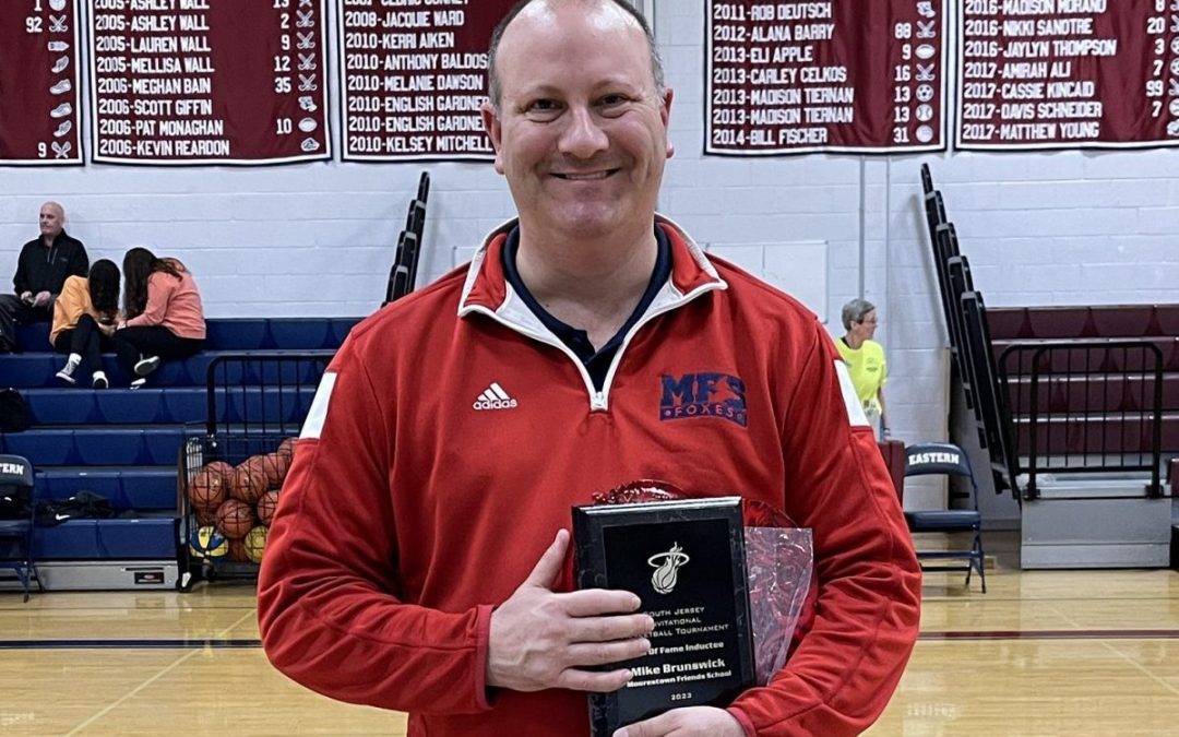 Coach Mike Brunswick Inducted into South Jersey Invitational Basketball Tournament Hall of Fame