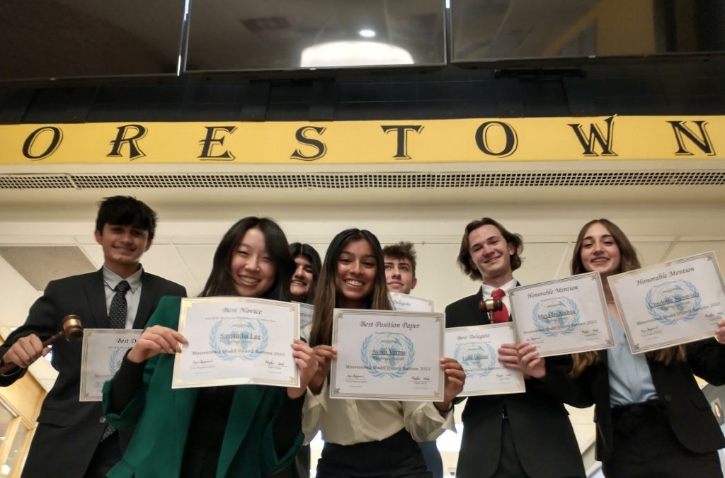 Students Travel Across Town for MooMUN at Moorestown High