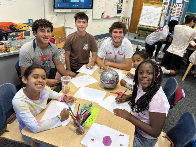 Lower School Classes “Adopt” a Team – Go Foxes!