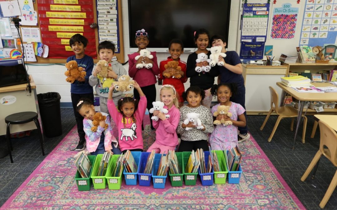 First Graders Surprised with Bear Buddies