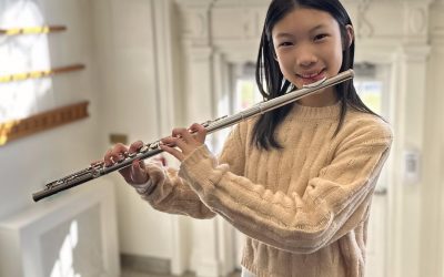 Sixth Grade Flutist Selected for All-South Jersey Band