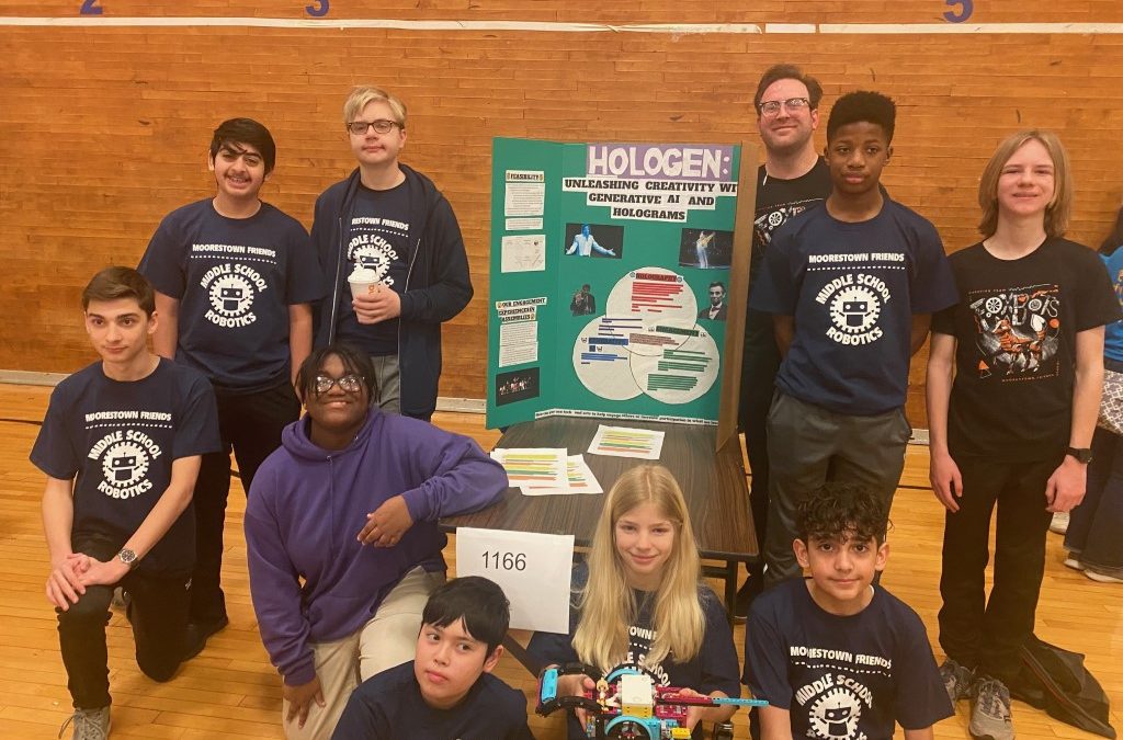 Middle School Robotics Team Competes at South Jersey FLL Qualifier