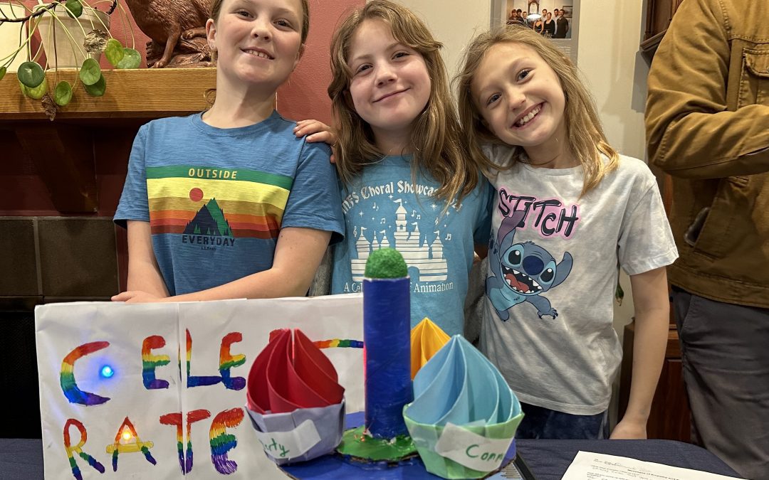 Fourth Grade Students Display Empathy-Themed Designs for Families
